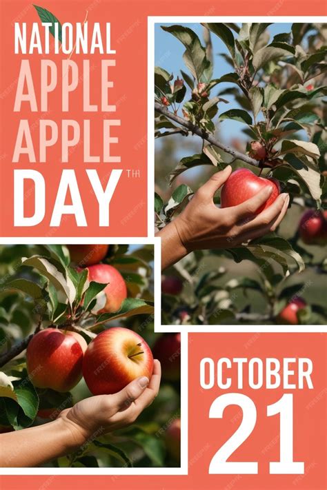 National Apple Day Celebration Hands Picking Apples from Tree October ...