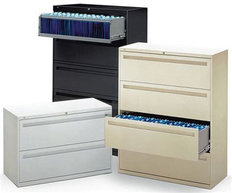 Lateral Filing Cabinets - HON 700 Series 4 Drawer Lateral Filing ...