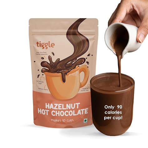 Tiggle Hazelnut Hot Chocolate Mix | 10 Cups Pack ,Real Turkish ...