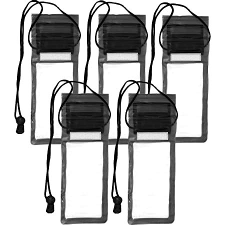 Storite PVC Waterproof Sealed Rain Protection Mobile Pouch Cover for ...