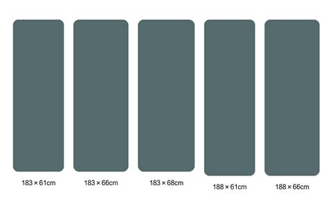 Yoga Mat Dimensions: Standard Sizes & Thickness Chart | HTS YOGA