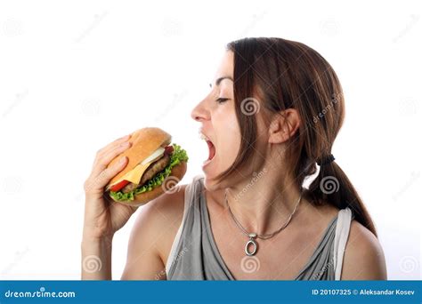 吃汉堡包妇女 女孩要吃快餐 库存图片. 图片 包括有 掠夺物, 人员, 不健康, 片式, 女性, 莴苣 - 130229079