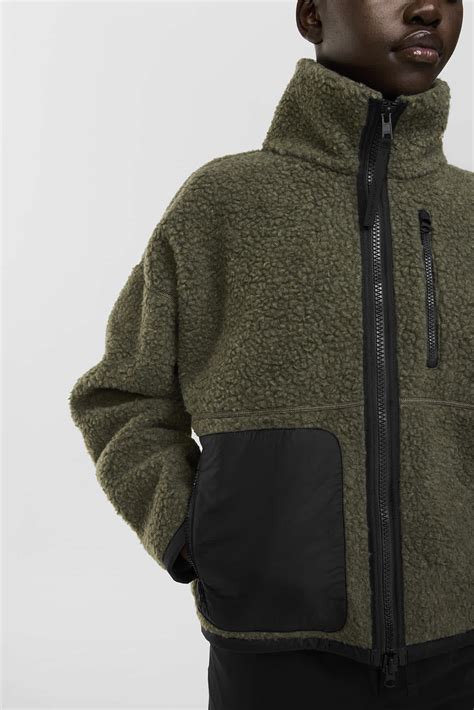 Simcoe Zip Up Fleece Sweater Black Label | Canada Goose