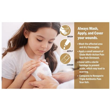 Buy 4 Pack) Globe Multi-Action Ointment 1oz, Triple Antibiotic Ointment ...