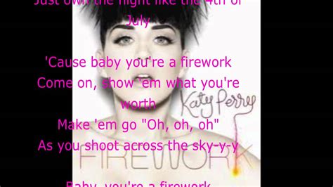 Katy Perry-Firework (Lyrics) - YouTube