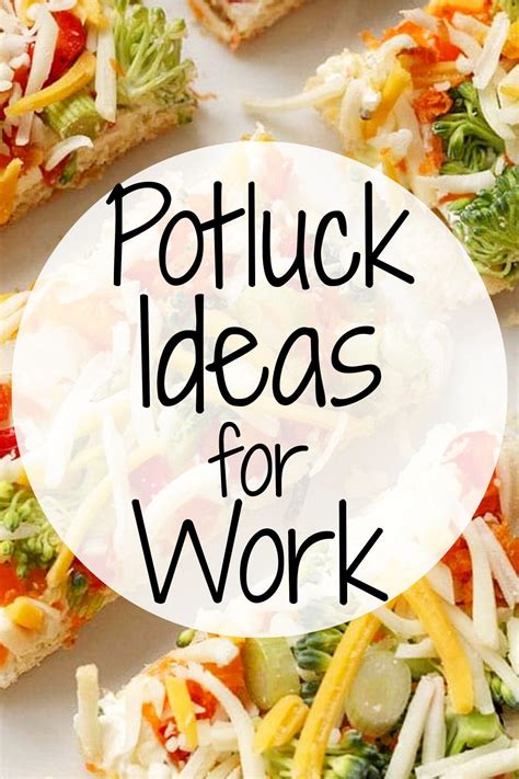 Potluck ideas for work what to bring make take or buy – Artofit