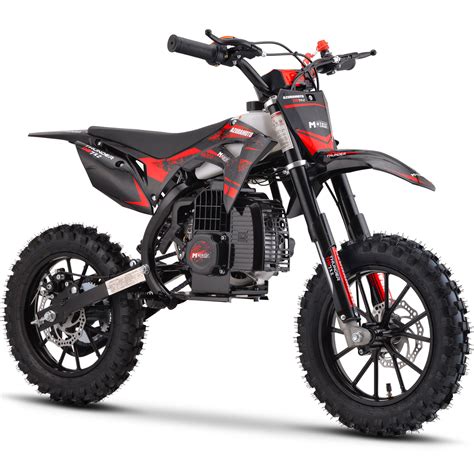 MotoTec Thunder 50cc 2-Stroke Kids Gas Dirt Bike Red-MT-Thun