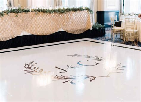 Unique Vinyl Floor Wraps for Your Wedding - Elegantize Weddings