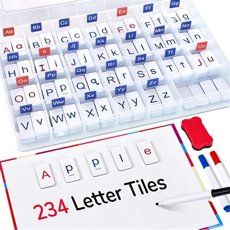 Amazon.com: Classroom Magnetic Letter Tiles for Phonics and Spelling ...