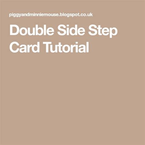 Side Step Card Tutorial 的图像结果