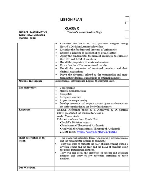 Image result for Class 10 Real Numbers Chapter Teaching