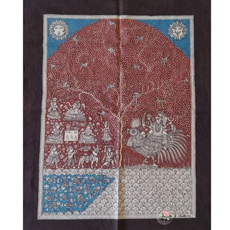 Buy Mata ni Pachedi Art & Paintings Online in India | Prosperitymirra