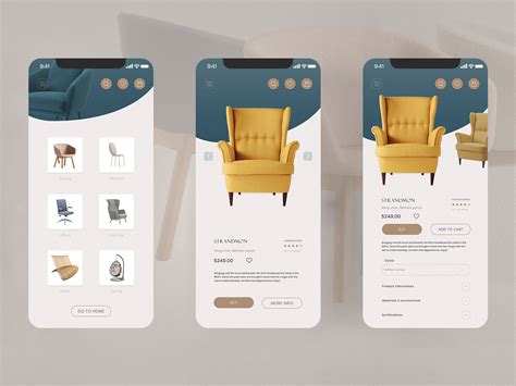 Furniture App | Furniture app, App design, App design inspiration