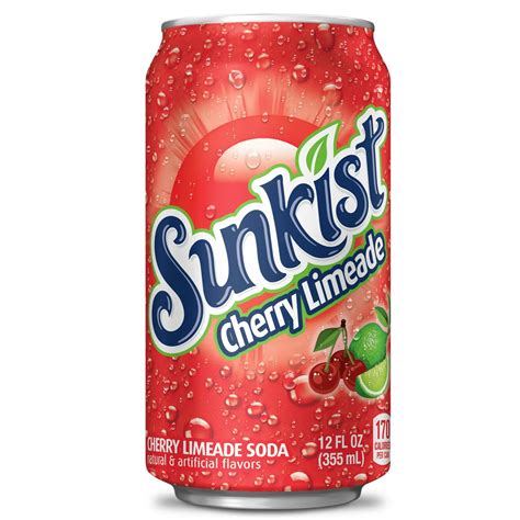 Sunkist Cherry Limeade Soda 12 X 355ml - Kirpa International Foods