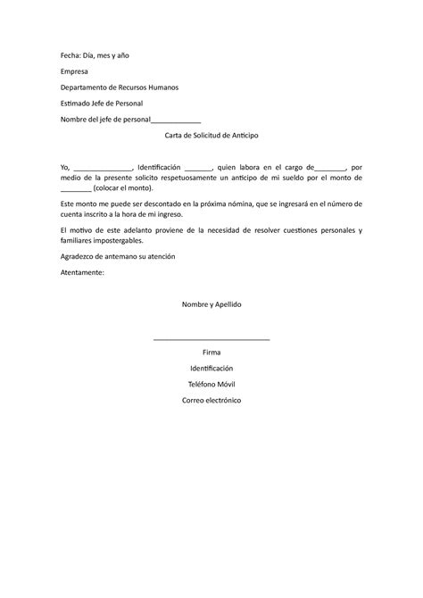 Modelo De Carta De Solicitud De Afiliacion