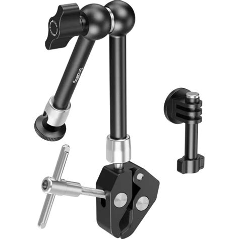 SmallRig 5605 Crab-Shaped Clamp with Magic Arm and Action Camera Mount ...