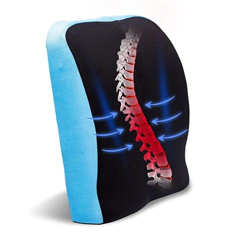 BEKVAM Orthopaedic Lumbar Support Back Rest for Chair Car/Pillow for ...