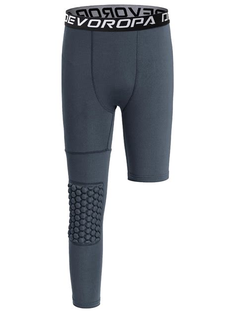 Snapklik.com : DEVOROPA Youth Boys One Leg Compression Pants