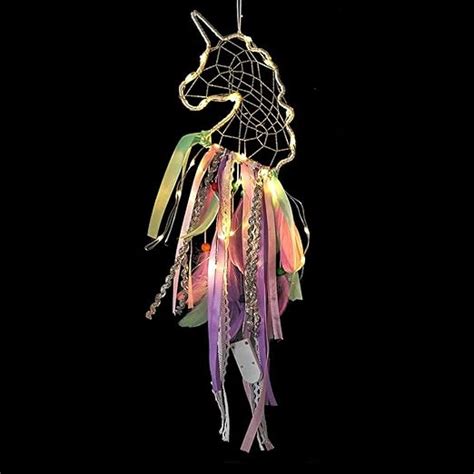 Party Propz Unicorn Lights Dream Catchers Handmade Crafts Feather ...