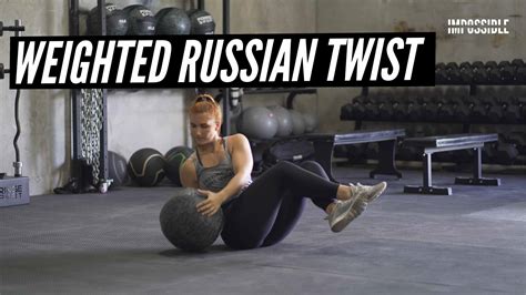 Russian Twist With Dumbbell Dumbbell Russian Twist Legs Floor Off