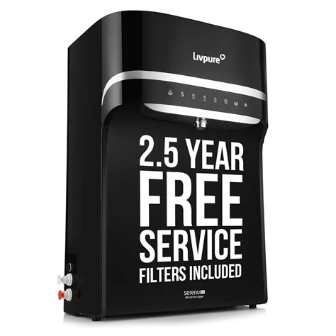 Livpure Sereno-SS Water Purifier | RO+UV+UF+Copper+Mineral | 2.5 Year ...
