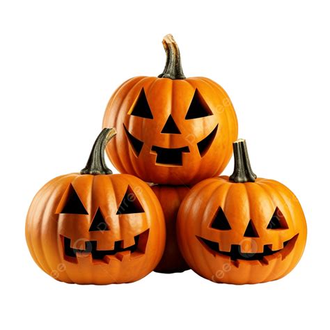 Halloween Pumpkin Heads Jack Lantern With Scary Evil Faces, Halloween ...