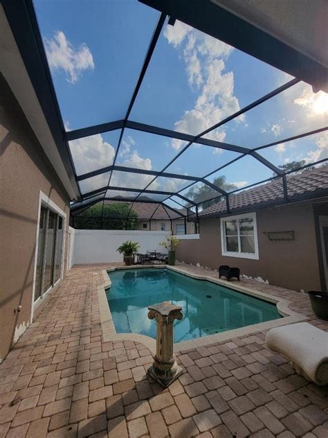 Image result for Clean Screen Enclosure for Pool