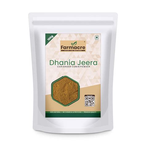 Farmacre Dhaniya Jeera Powder/Coriander & Cumin Powder/Dhana Jiru- 100 ...