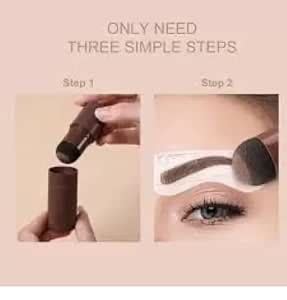 Buy SHENY Waterproof Hairline Stamp Women Makeup Shaping Kit 3 Stencils ...