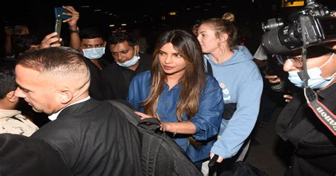 Photos: Priyanka Chopra gets mobbed as she returns to India after 3 years
