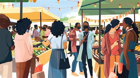 Shopping in the Market Cartoon 的图像结果