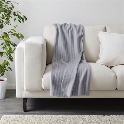 VITMOSSA throw, grey, 120x160 cm (47x63") - IKEA