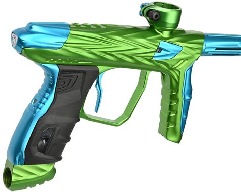 HK Army Shredder Luxe Idol Paintball Gun - Dust Neon Green/Teal