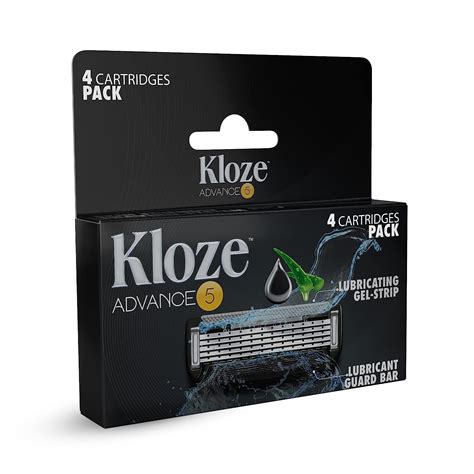 Buy Kloze Advance 5 Cartridge, 5 Blade Cartridges, Pack of 4 Online at ...