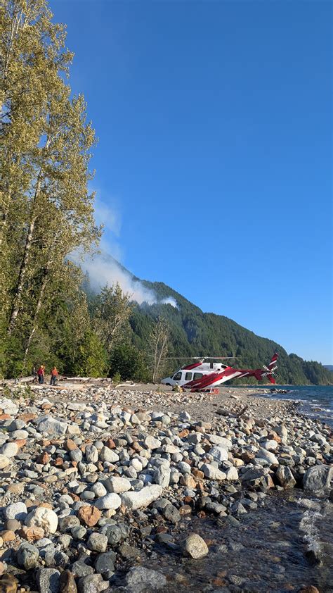 Wildfire on Bear Creek FSR off Harrison Lake – Evacuation of Bear Creek ...