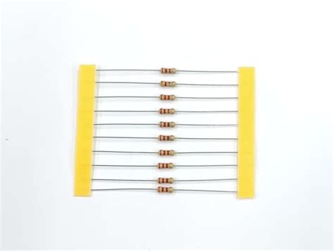 DIYtronics (100 Pcs) 2K2 Ohm Resistor 1/4 Watt Tolerance 5% 2.2k ohm ...