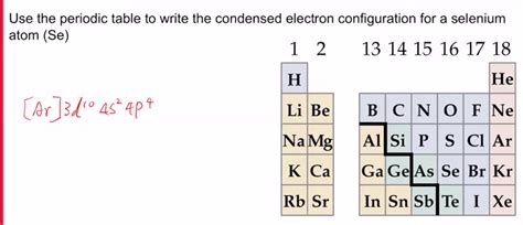 Image result for Selenium Electron Configuration