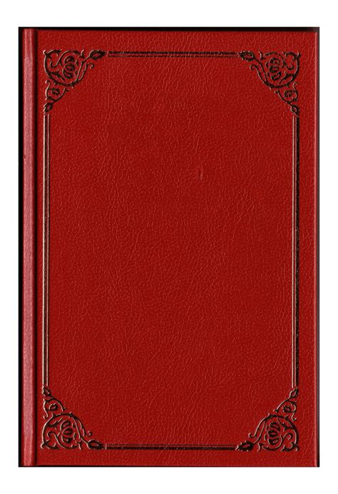 Download Red Leather Blank Book Cover | Wallpapers.com
