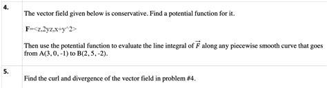 Image result for Potential Function Conservative Vector Field