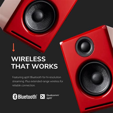 Audioengine A2 Red Bluetooth Computer Speakers and India | Ubuy