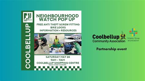 Neighbourhood Watch Pop Up Anti-Theft Screws and Bike Locks etc, Cooby ...