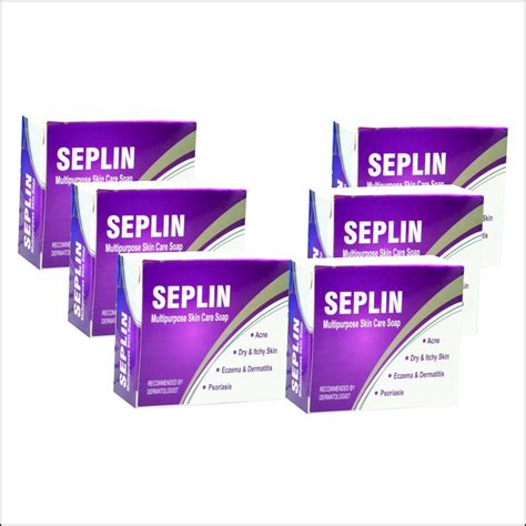 Seplin Multipurpose Antiseptic Soap -75 gm (Pack of 6) : Amazon.in: Beauty