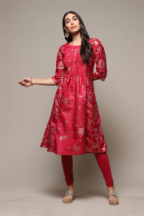 Fuschia Art Silk Flared 2 Piece Set