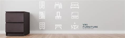 VIKI Dresser with 2 Drawers, Chest of 2 Drawers,Clothes Storage ...