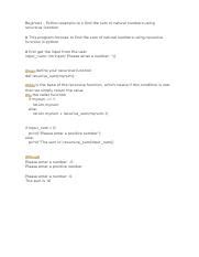 Sum of Series Number in Python Using Recursion 的图像结果