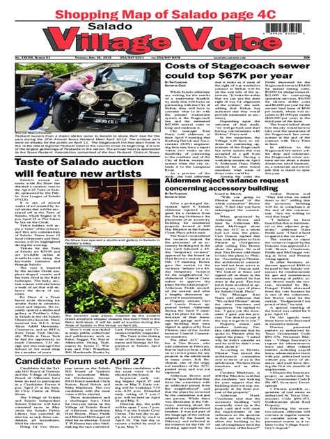 Fillable Online Shopping Map of Salado page 4C Fax Email Print - pdfFiller