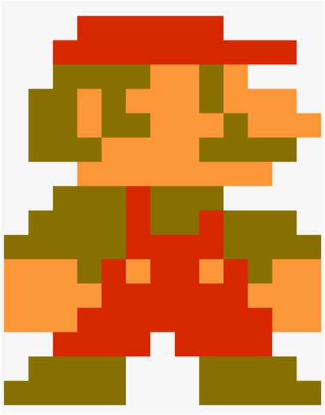 Mario Sprite - Super Mario Bros 1 Mario - 4096x4096 PNG Download - PNGkit