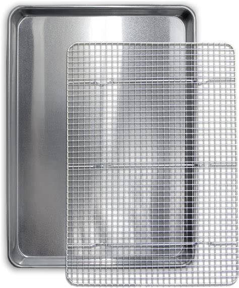 Amazon.com: Focus Foodservice Commercial Bakeware Stainless Steel-Sheet ...