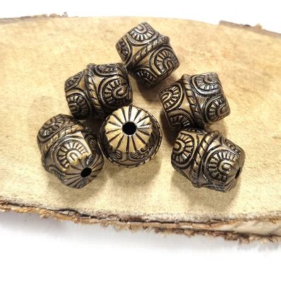Metallic Acrylic Beads – Madeinindia Beads
