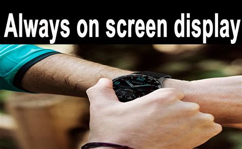 Vikyuvi Vikfit Gear True Round Smart Watch with Always On Display and ...